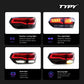 LED Tail Lights for Jeep Grand Cherokee 2014-2021 – Smoke Lens with DRL & Dynamic Turn Signals