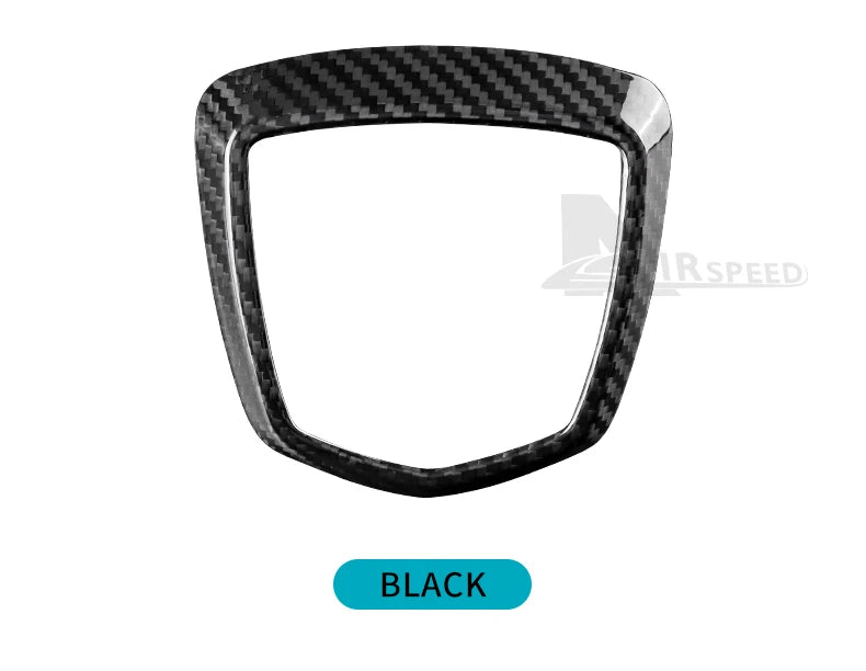 Real Carbon Fiber Interior Logo Badge for Fiat 500 &amp; Abarth 595 (2008-2023)