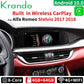 Krando 13.0" Android Navigation System for Alfa Romeo Stelvio (2017–2024) – Wireless CarPlay, Android Auto &amp; GPS Multimedia Display