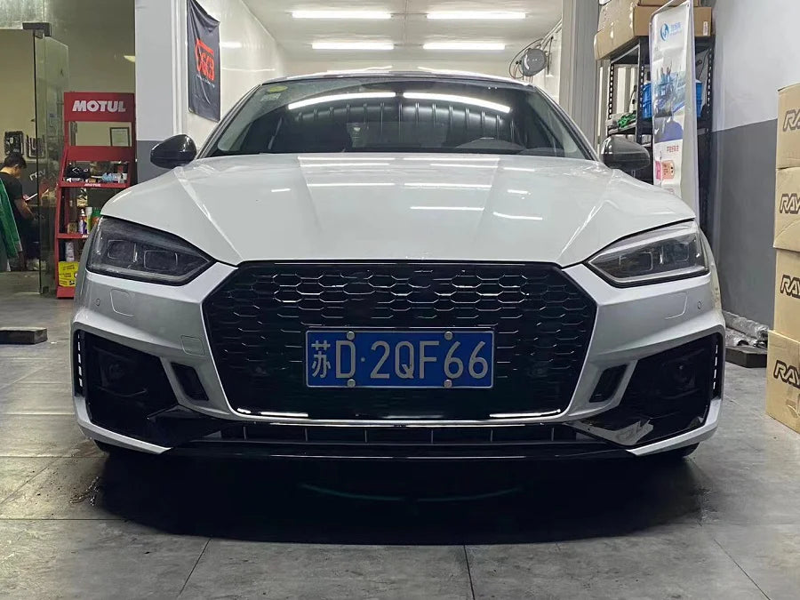 RS5 B9 Style Front Bumper for Audi A5 / S5 (2017–2020)