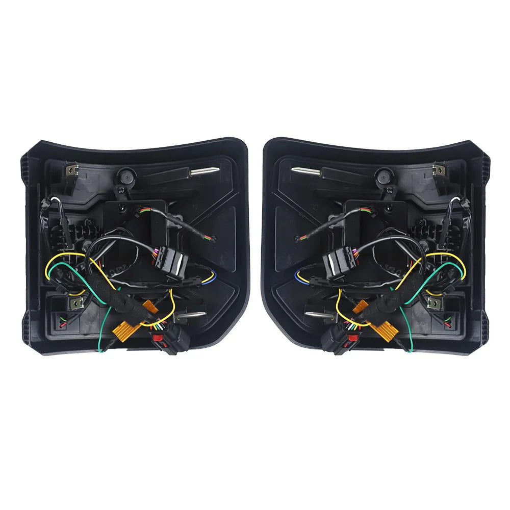 EU Version Flush Mount LED Tail Lights for Jeep Gladiator JT 2020-2024 – Rear Brake, Reverse & Turn Signal Lamps