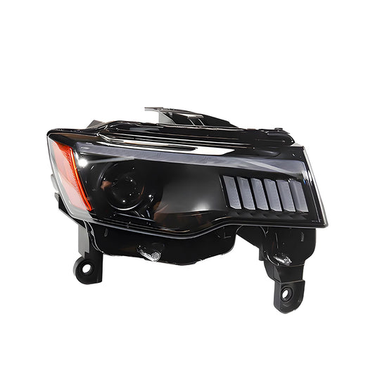 3-Projector LED Headlights for Jeep Grand Cherokee 2014-2021 – Dynamic Startup & 6500K White Light