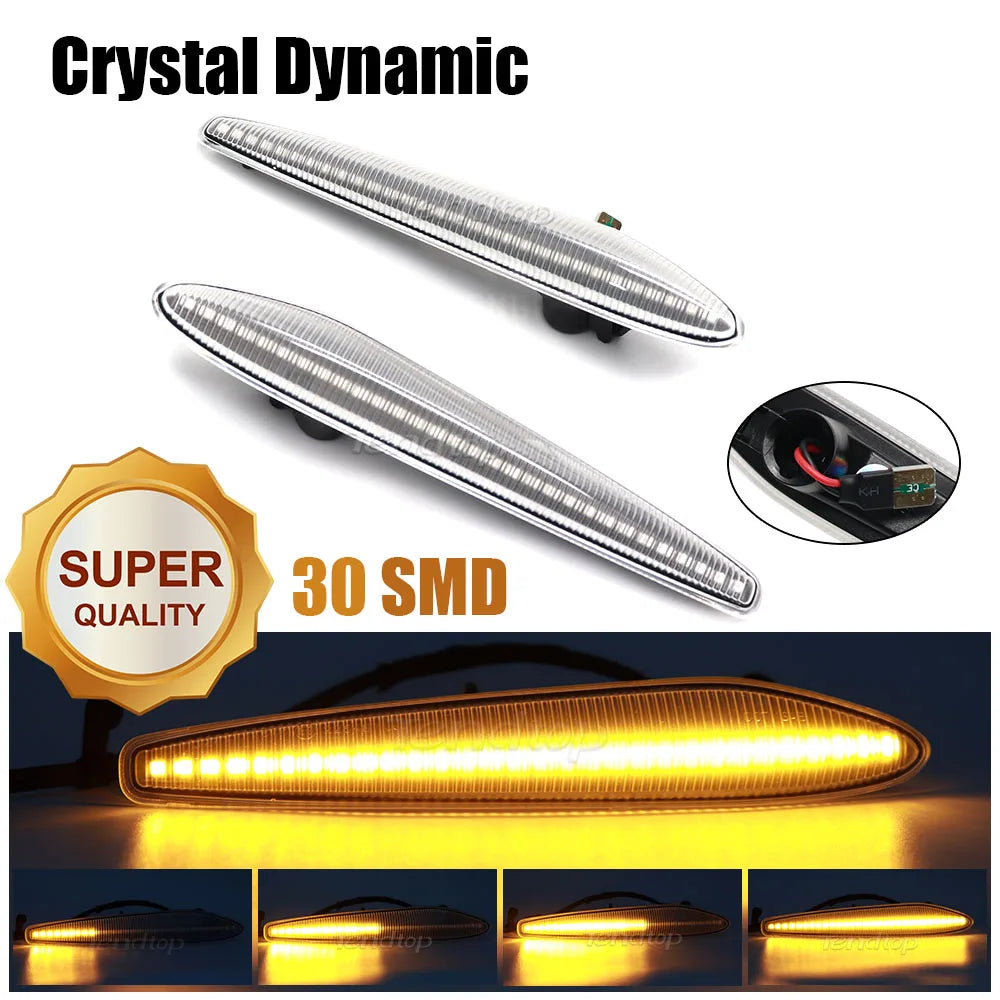 Dynamic LED Side Marker Lights for Alfa Romeo 159, Brera, Spider &amp; Sportwagon (Typ 939) – Sequential Turn Signal Indicators