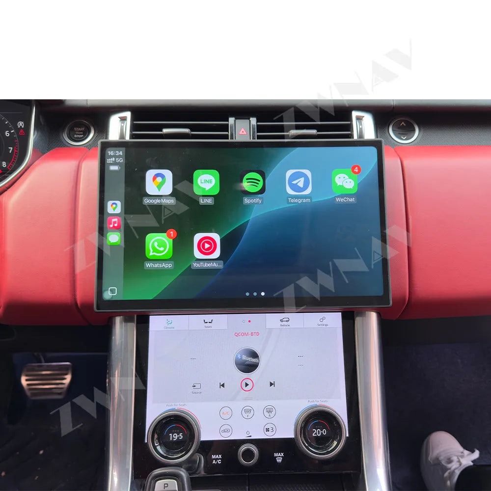 ZWNAV 13.3-inch Android car stereo for Range Rover Vogue and Sport 2018–2022 – image 5