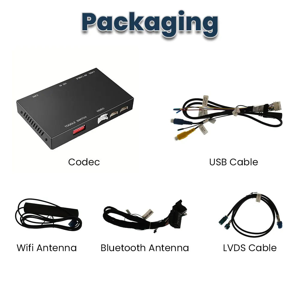 Wireless CarPlay &amp; Android Auto Interface Box for Audi