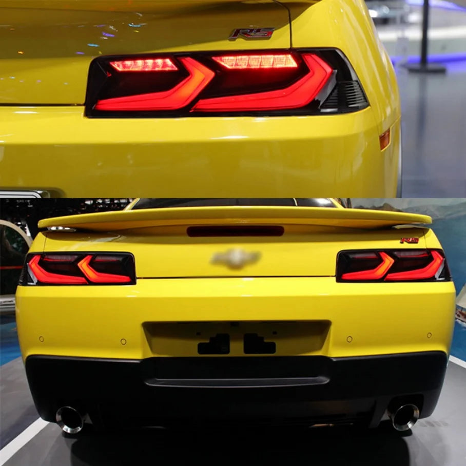 Factory Full LED Red Taillights Assembly for Chevrolet Camaro 2014-2015 Sequential Rear Lamp New