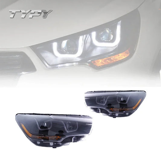 LED Headlight Assembly with Daytime Running Lights for Citroën C4L (2013–2016)