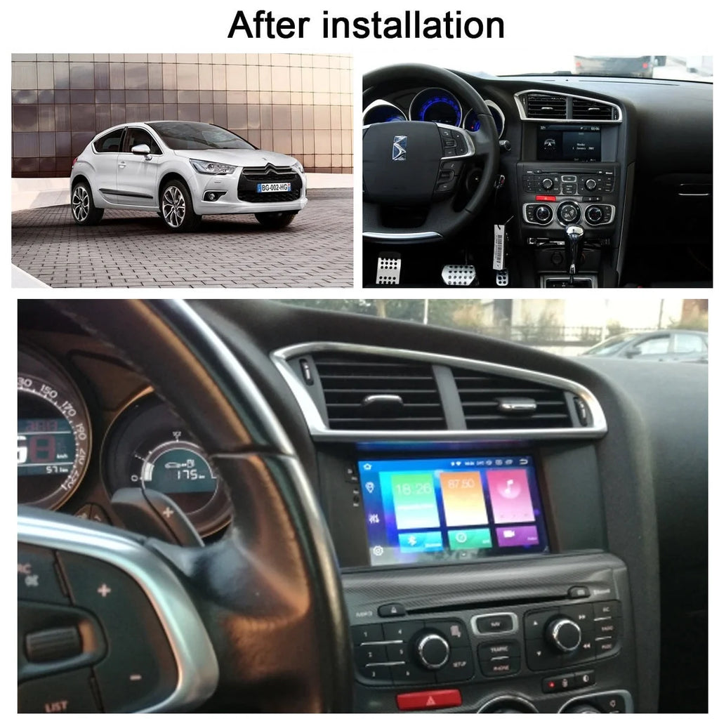 Carplay Android 10 for Citroen C4 C4L DS4 2012-2016 Car DVD Player Multimedia Player GPS Navigation Auto Radio Stereo Head Unit