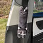 Dog Cat Car Neck Pillow Seat Belt Shoulder Pad Car Neck Pillow Travel 3D Animal Neck Cushion Universal Car Accessory Cartoon