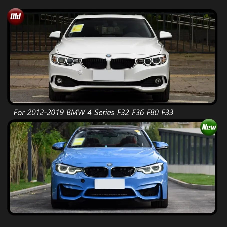 Super Bright LED Headlights for BMW F32, F33, F36 &amp; F80 (2012–2019) | Sequential DRL Upgrade