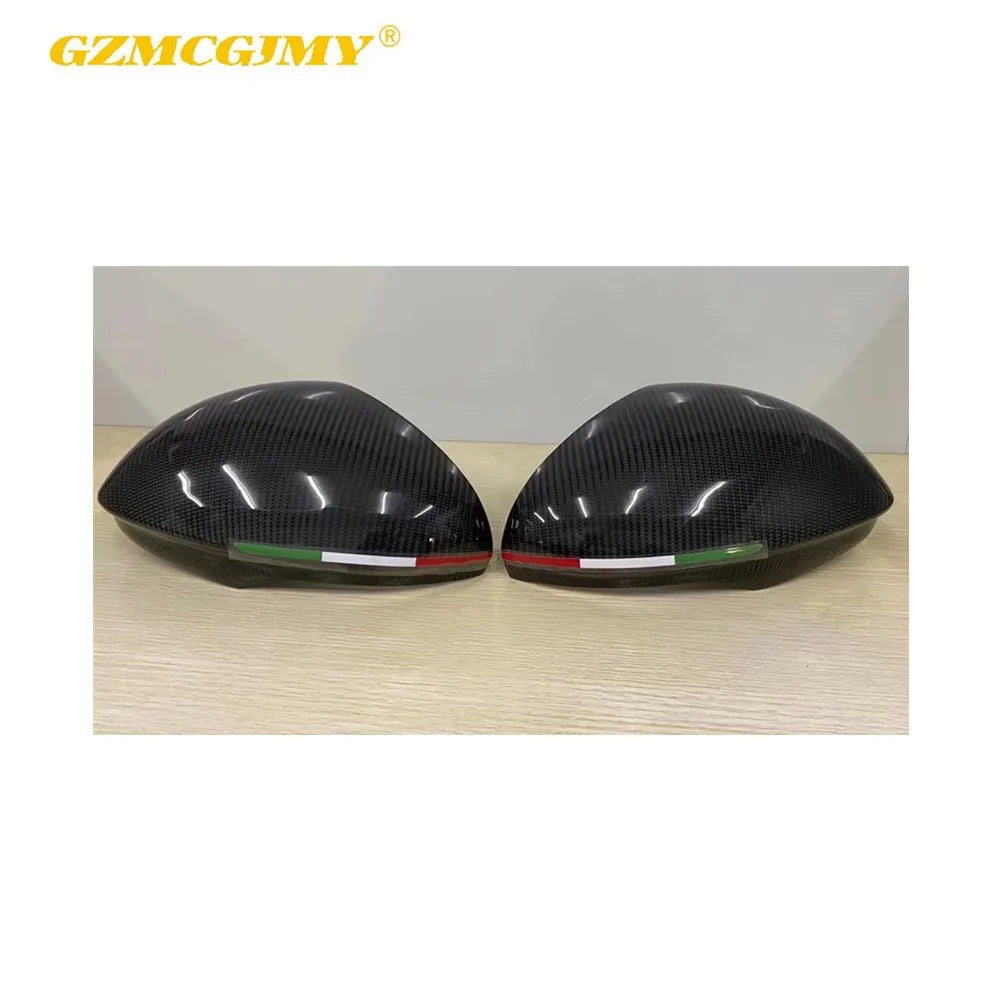 Real Carbon Fiber Side Mirror Covers for Alfa Romeo Giulietta