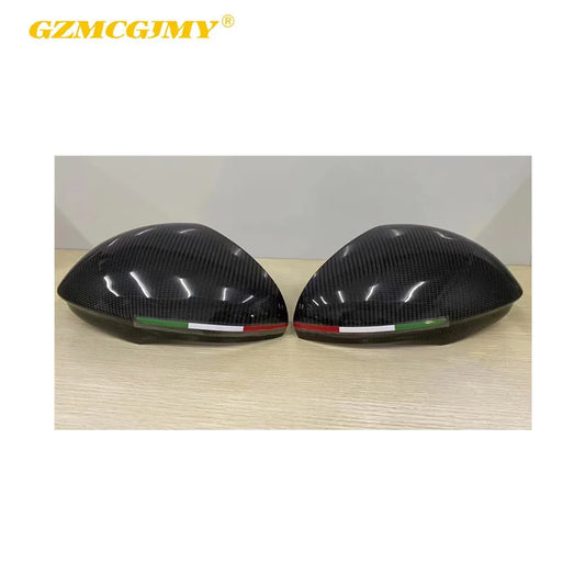 Real Carbon Fiber Side Mirror Covers for Alfa Romeo Giulietta