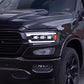 100W LED Bifocal Headlight Assembly for Dodge Ram 1500, 2500, 3500, 4500 & 5500 (2019–2023)