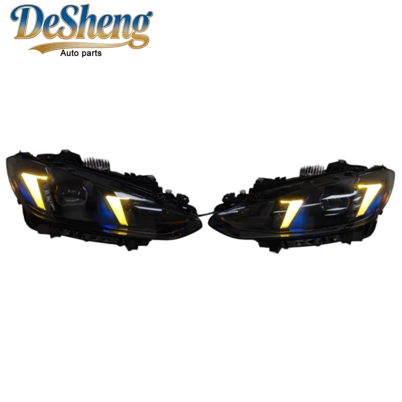 Hot-selling Headlights: LED Headlight Upgrade for BMW M3 and M4 (G81, G82, G22, G23, G26) with Fangs Laser Dual-Beam