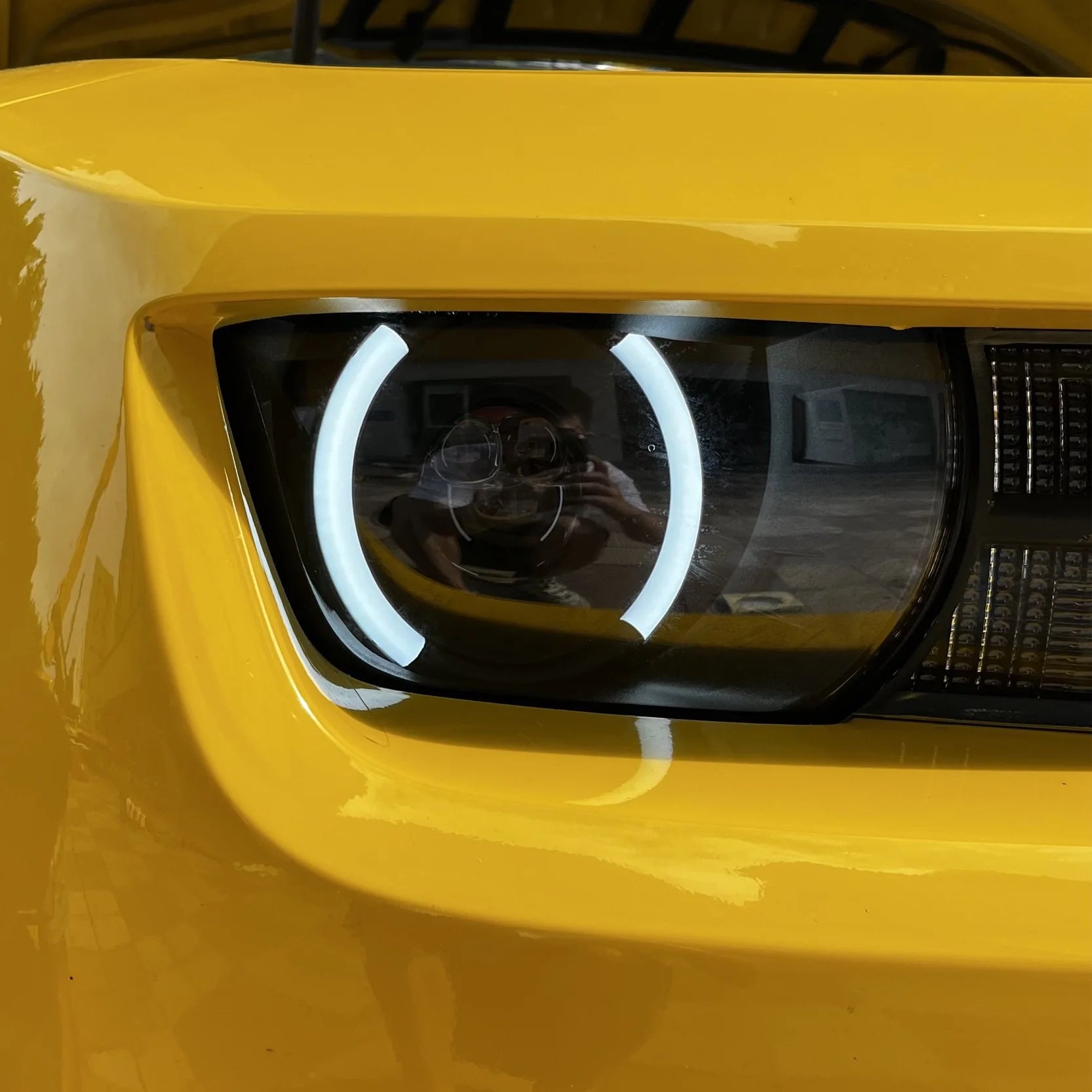LED Headlight Assembly for Chevrolet Camaro (2009-2012) – Angel Eye &amp; Devil Eye Upgrade