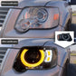 TYPY LED Headlights for Ford Explorer 2006-2010 – Defender Style Headlight Assembly with DRL &amp; Turn Signals
