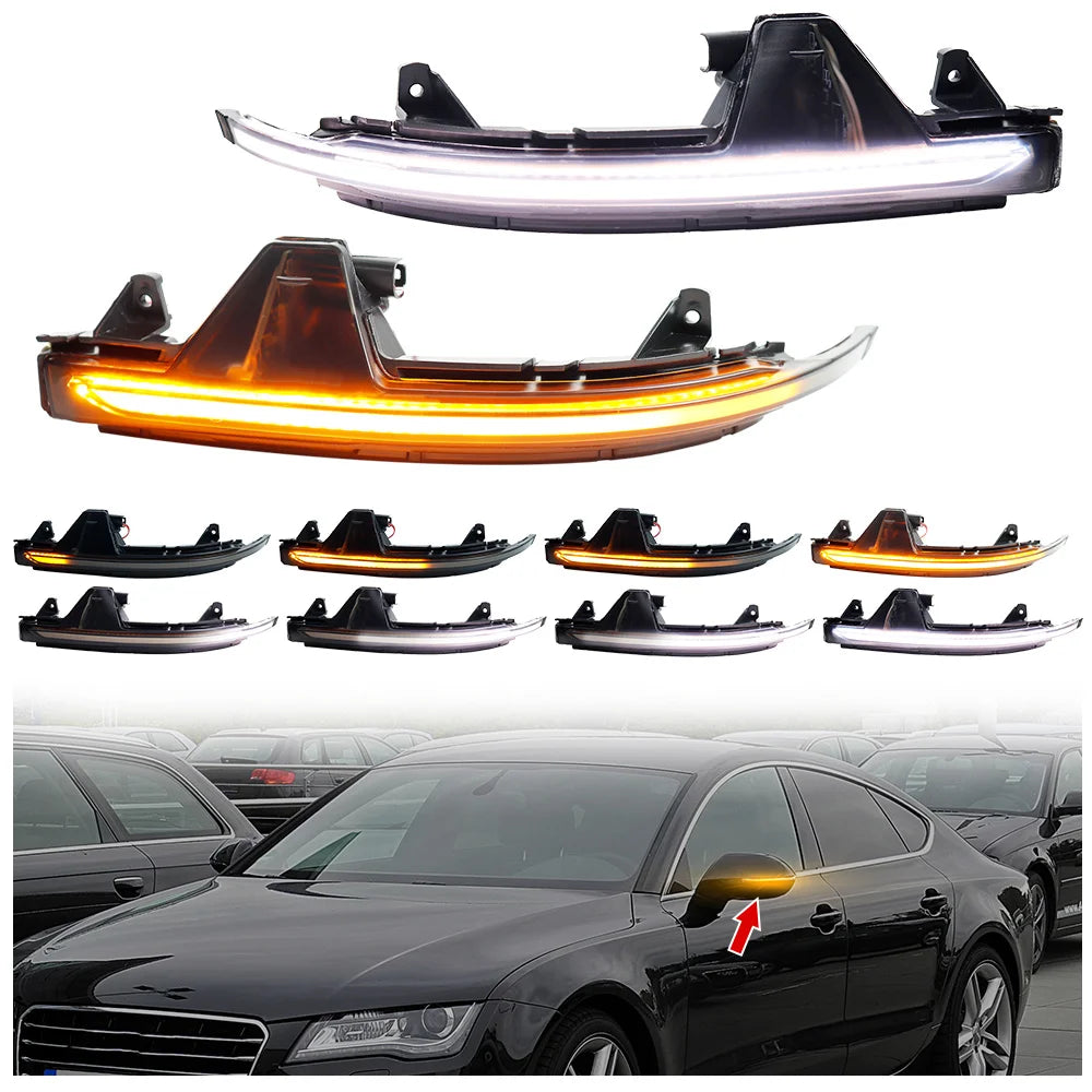 Dynamic Sequential Mirror Turn Signal Lights for Audi A7 / S7 / RS7 (2011–2017)