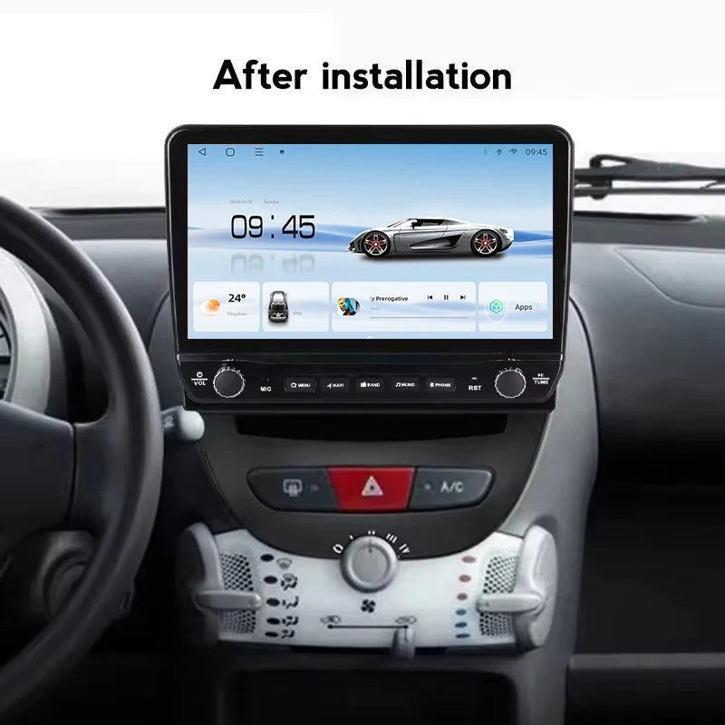 Android Car Radio 2 Din Carplay for Peugeot 107 2009-2015 Toyota Aygo Citroen C1 2005-2014 Multimedia Head Unit Car Navigation