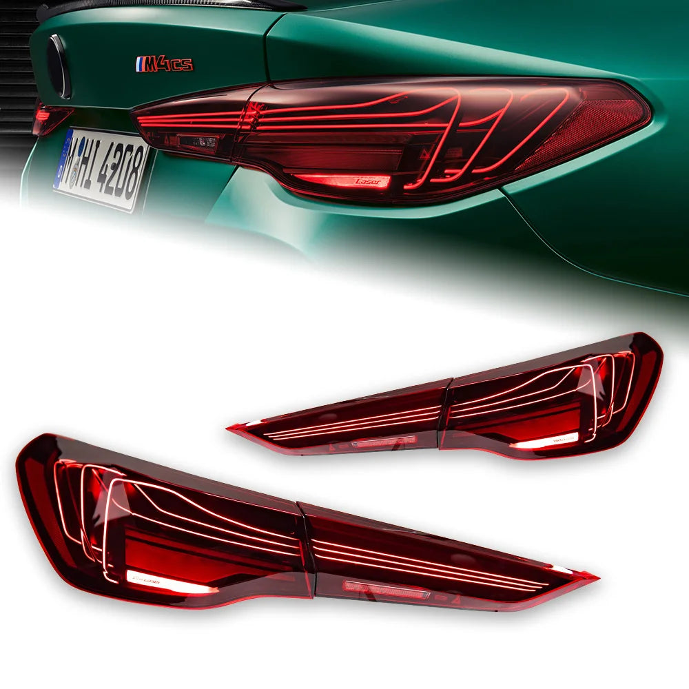 Car Lights for BMW G22 LED Tail Lamp 2021-2023 G23 Laser Tail Light G82 G26 425i 430i Rear Trunk Stop Brake Dynamic Signal Auto