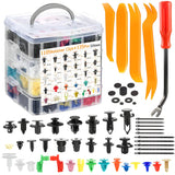 1240PCS Universal Car Push Pin Rivet Fastener Kit – Automotive Plastic Trim Clips with Storage Box