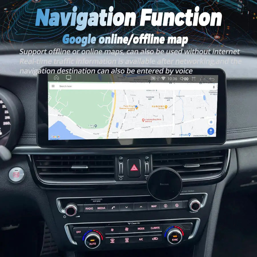 12.3inch Android 13 Screen for Kia Optima 2020 2017 2016 Stereo GPS Carplay Car Radio Multimedia Radio Video Player Navigation
