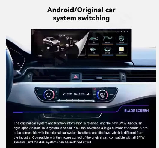 ZWNAV 14.9" Android Car Stereo for Audi A4L &amp; A5 (2017–2019) – 3K Wireless CarPlay &amp; Android Auto