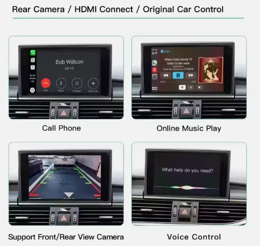 ZWNAV Wireless CarPlay Multimedia Interface for Audi – Linux Smart Car Radio System