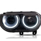 LED Projector Headlights for Dodge Challenger 2008-2014 – Front Lamp Assembly Upgrade. OE Number: 5028779AA