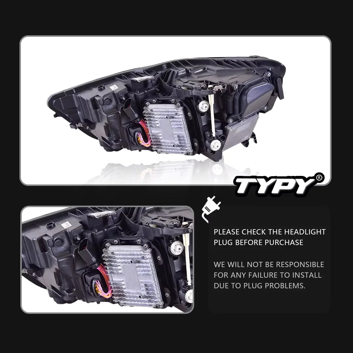 LED Projector Headlights for Audi A6 C7 (2012–2018)