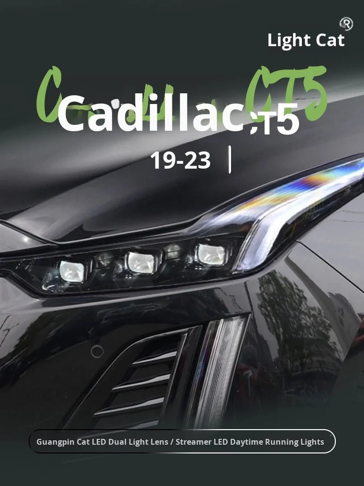 Matrix LED Headlights for Cadillac CT5 (2020-2023) – Bifocal Lens Upgrade