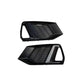 Ensemble de cadre de phare antibrouillard avant pour Audi A7 (2019+) – Garniture de remplacement noire brillante