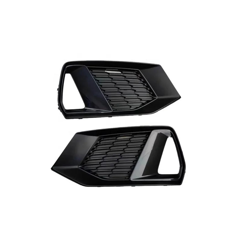 Front Fog Light Frame Set for Audi A7 (2019+) – Gloss Black Replacement Trim