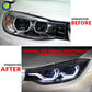 LED Headlight Assembly Upgrade for BMW 3 Series GT F34 (2013–2020) | Plug &amp; Play Headlamp Set