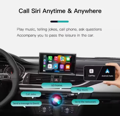 ZWNAV Wireless CarPlay Multimedia Interface for Audi – Linux Smart Car Radio System
