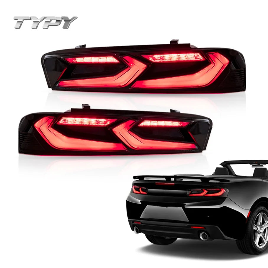 2016-2018 Chevrolet Camaro LED Tail Lights Sequential Rear Lamp New Red