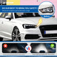 HETOP Phares à LED Matrix pour Audi A3 (2013–2016) – Mise à niveau Plug & Play avec DRL et Angel Eye