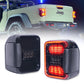 Smoked LED Tail Lights for Jeep Gladiator JT 2018-2024 – DRL, Sequential Turn Signals & Plug & Play Installation