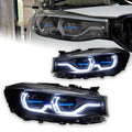 LED Headlight Assembly for BMW 3 Series GT F34 (2013–2019) | Projector Lens Front Headlights