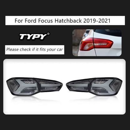 LED Tail Lights for Ford Focus Hatchback 2019-2021 – Premium Rear Lamp Upgrade