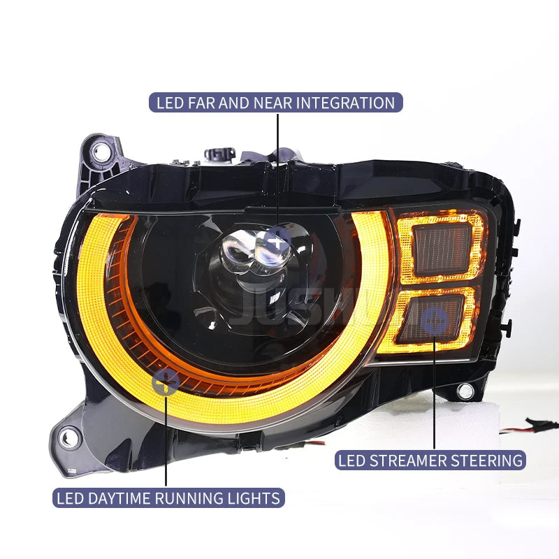 JUSHUN LED headlight for Land Rover Defender – image 3