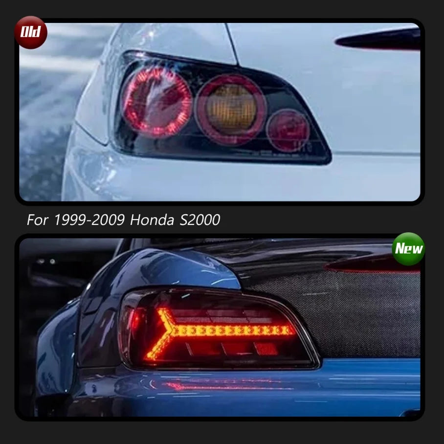 TYPY LED Tail Lights for Honda S2000 1999-2009 – Dynamic Sequential Turn Signals & Modern Rear Light Upgrade