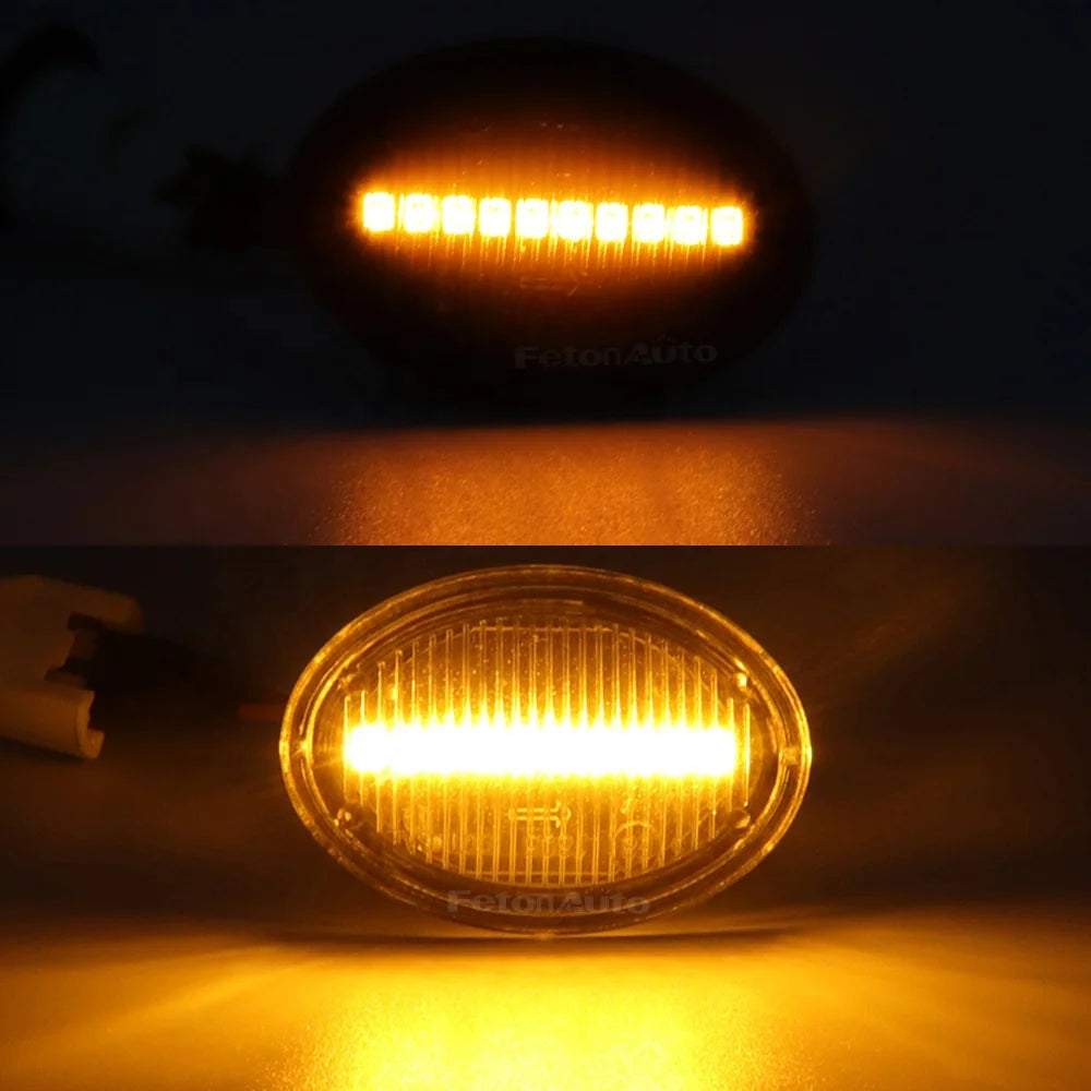 Dynamic LED Side Marker Lights for Fiat, Abarth, Alfa Romeo, Lancia &amp; Maserati – Sequential Turn Signal Indicators
