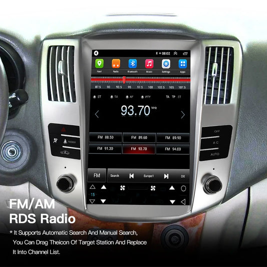 HFMidia 12.8 inch vertical radio for Lexus RX – image 3