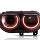 LED Projector Headlights for Dodge Challenger 2008-2014 – Front Lamp Assembly Upgrade. OE Number: 5028779AA