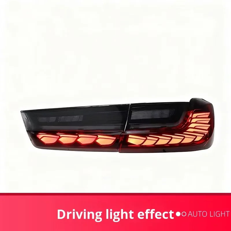 For BMW 3 Series 20-21 G20 G28  Dragon Scale LED Tail Lamp Assembly Modified Streaming Steering LED Taillight