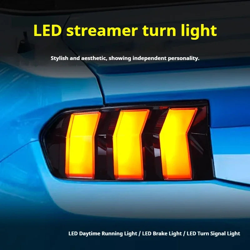 VLAND LED Tail Lights for Ford Mustang 2023-2025 – Dynamic Turn Signals &amp; Modern LED Design