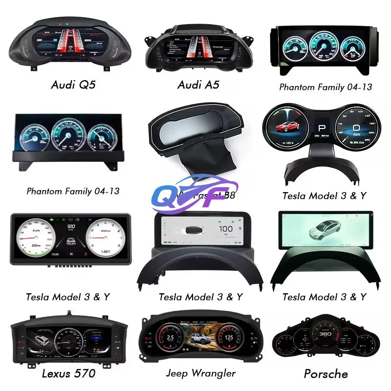 Latest Original Digital LCD Instrument for BMW 5 Series F10 F11 F12 F15 F16 F18 F25 F26 Cluster Cockpit Speed Meter Dashboard