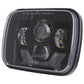 5x7 Inch Right-Hand Drive LED Headlight for Jeep Cherokee XJ, Wrangler YJ &amp; Comanche MJ – With DRL & Turn Signal