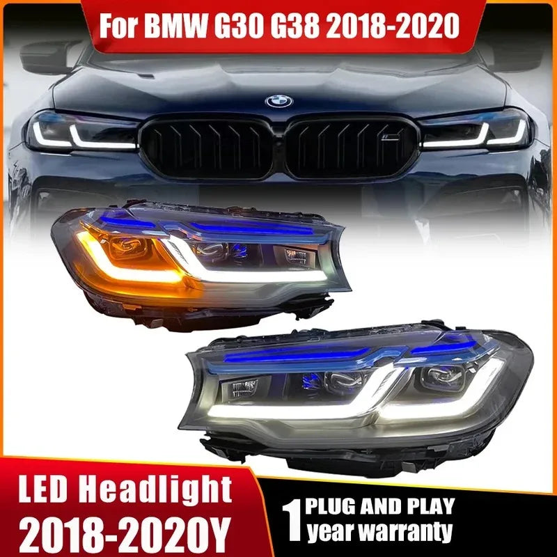 M5 Thunder LED Headlights Upgrade for BMW 5 Series G30 / G38 (2018–2020)