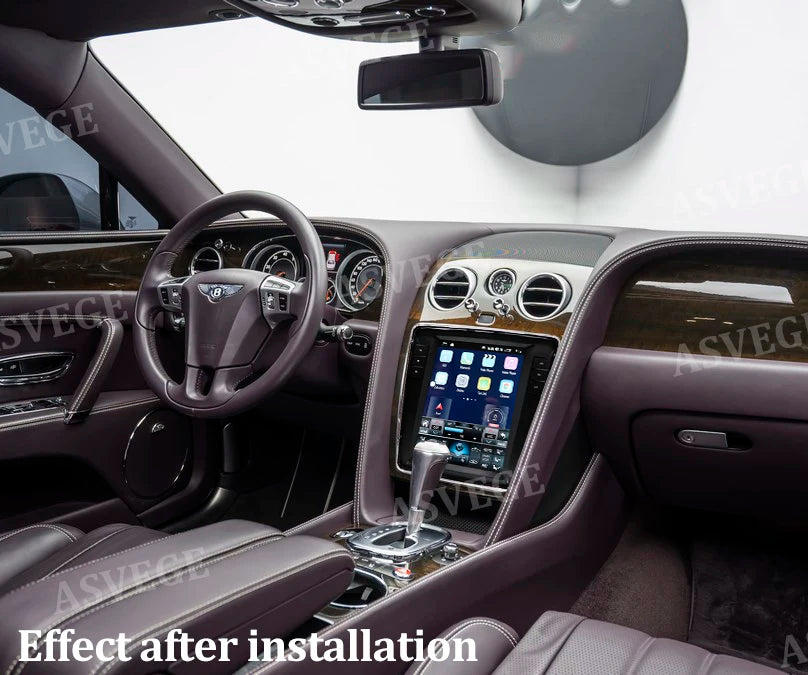 9.7" Wireless CarPlay &amp; Android 13 Navigation System for Bentley (2012–2019)